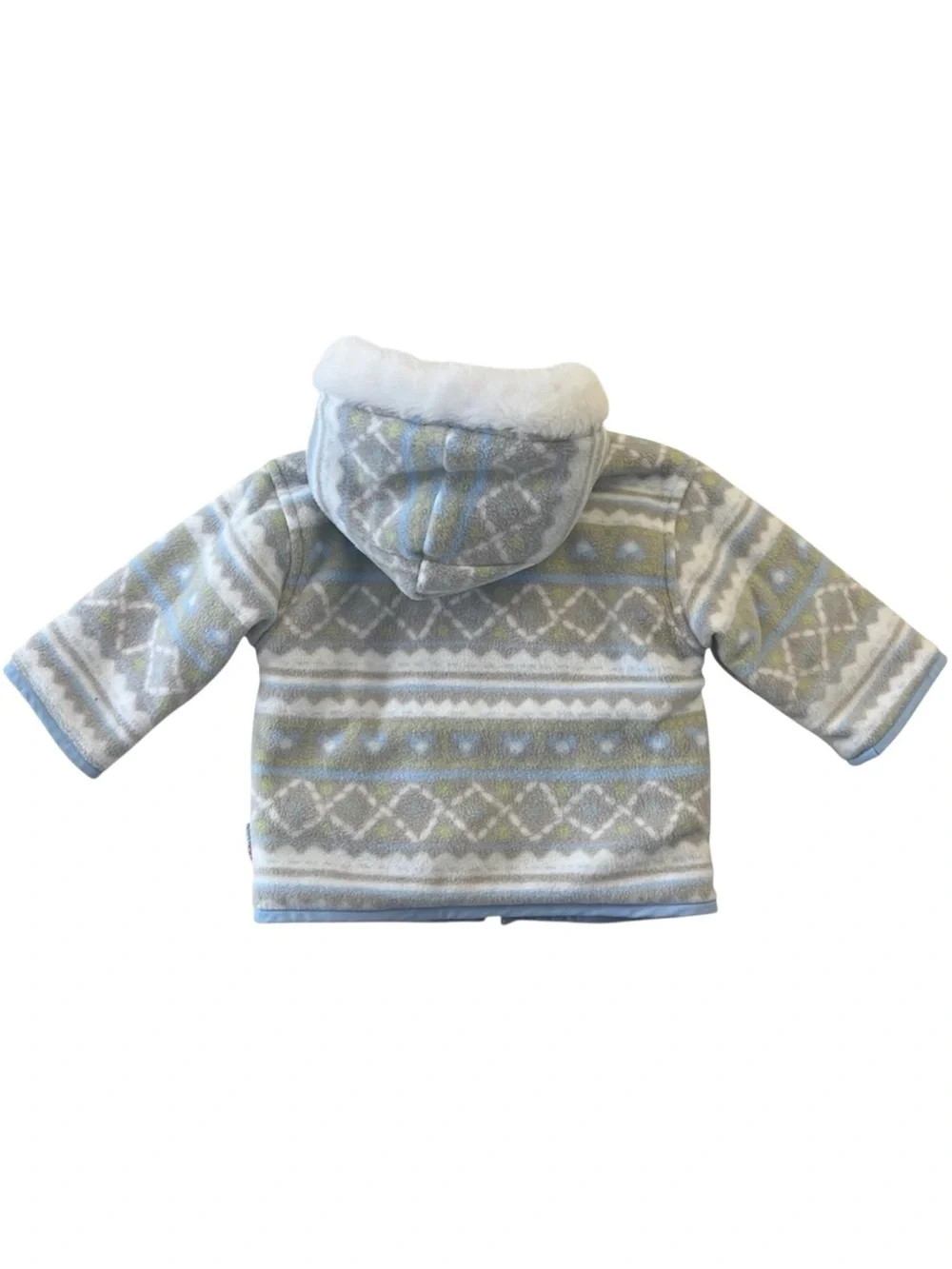 Vintage 90s Reversible Blue Winter Baby Coat